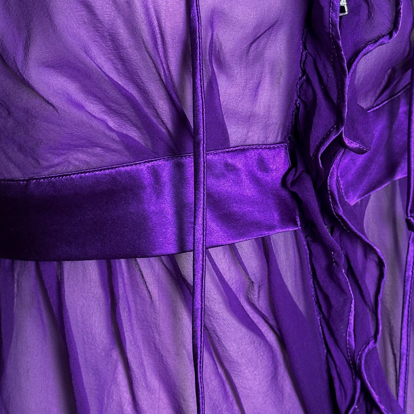 Chemisier Soie Violet Dolce Gabbana 2000