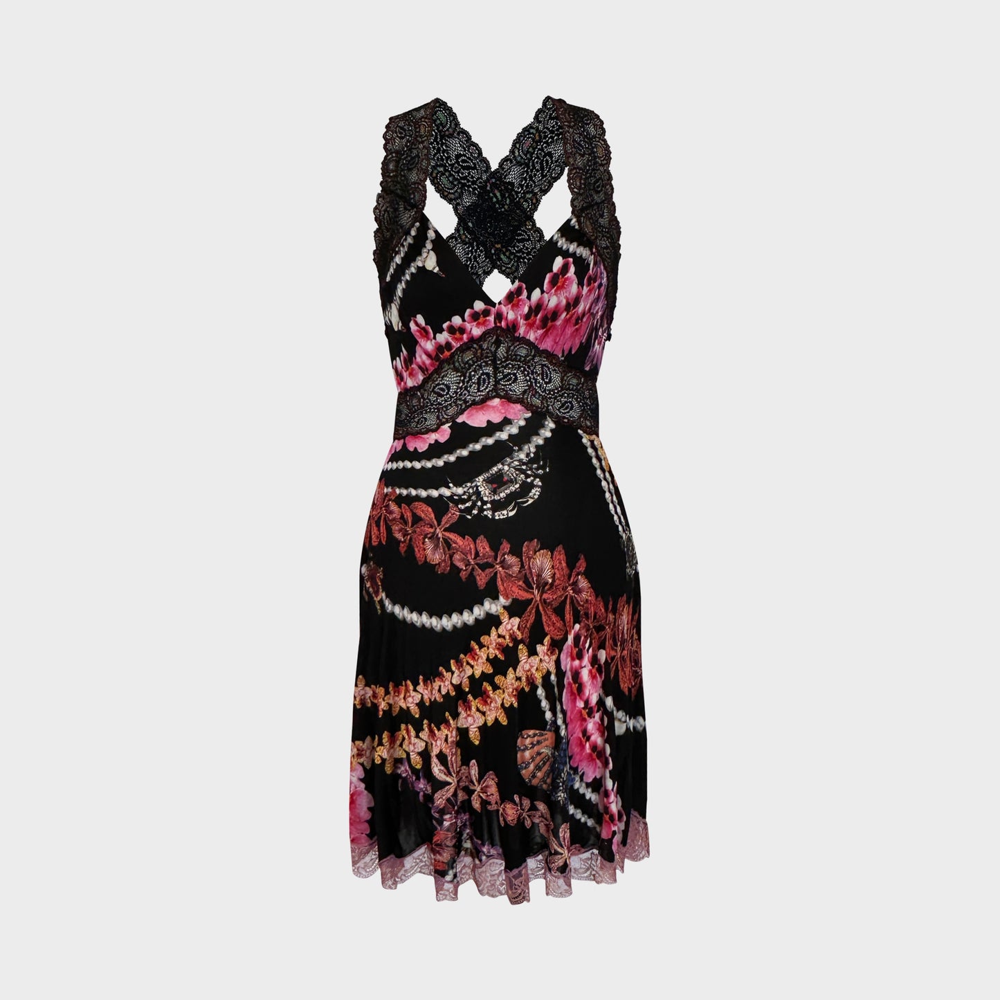 Robe dentelle Roberto Cavalli 2000