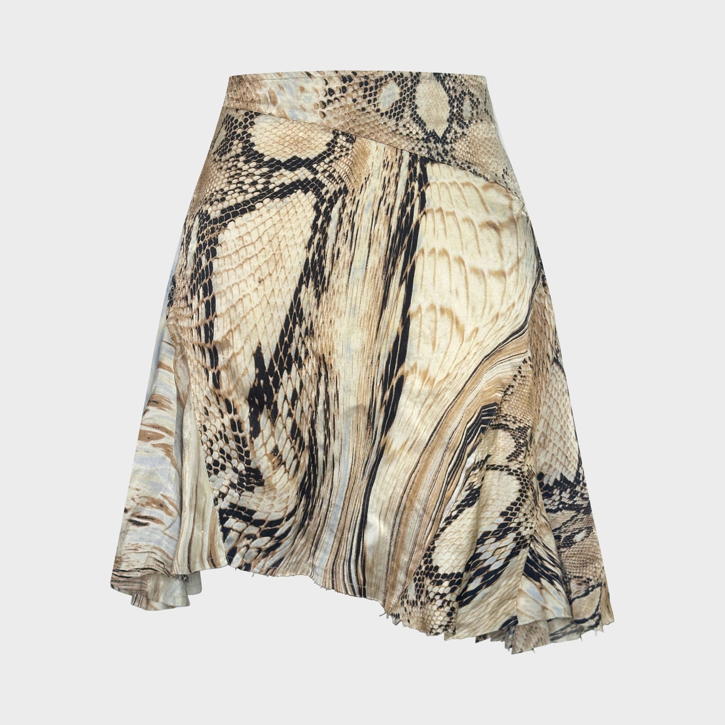 Jupe Beige Asymétrique Roberto Cavalli 2000