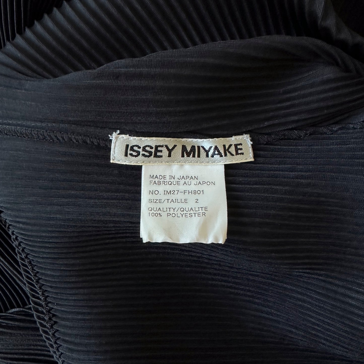 Robe plissée SS 1992 par Issey Miyake