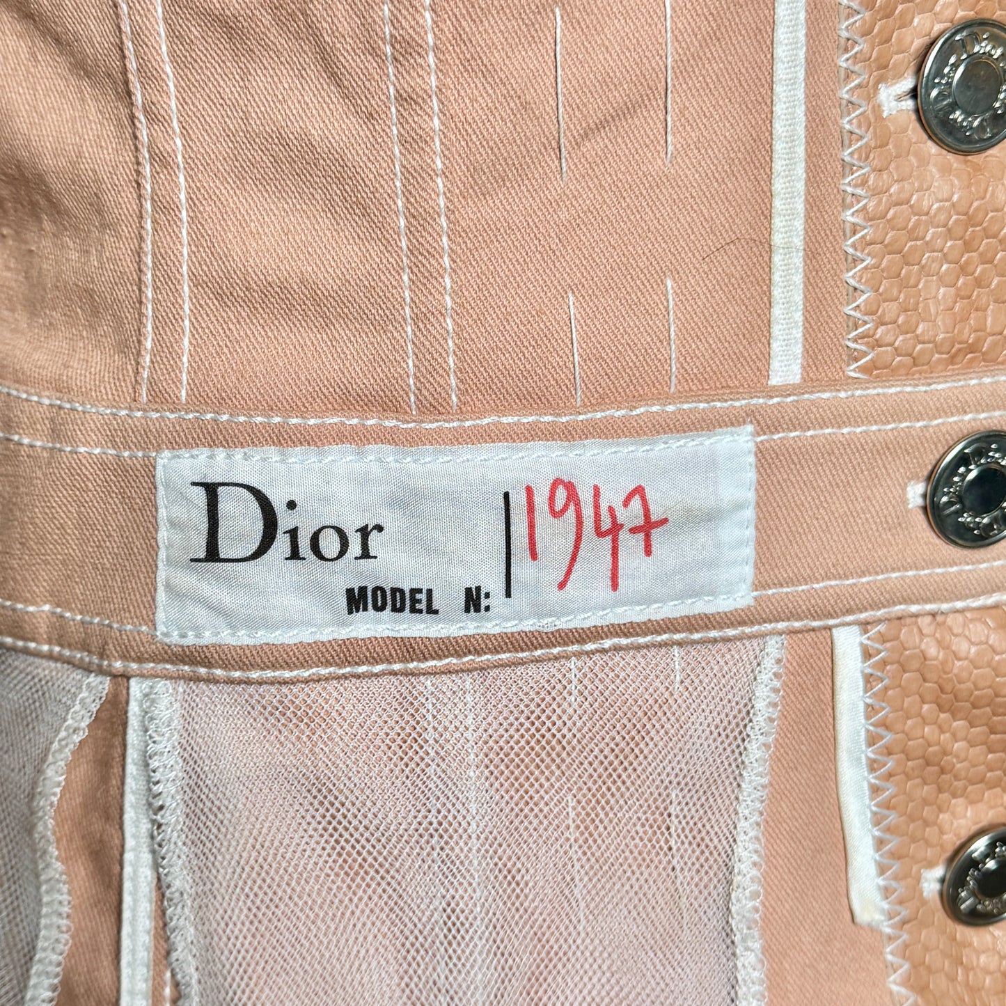 Veste Beige Christian Dior SS 2006 par John Galliano