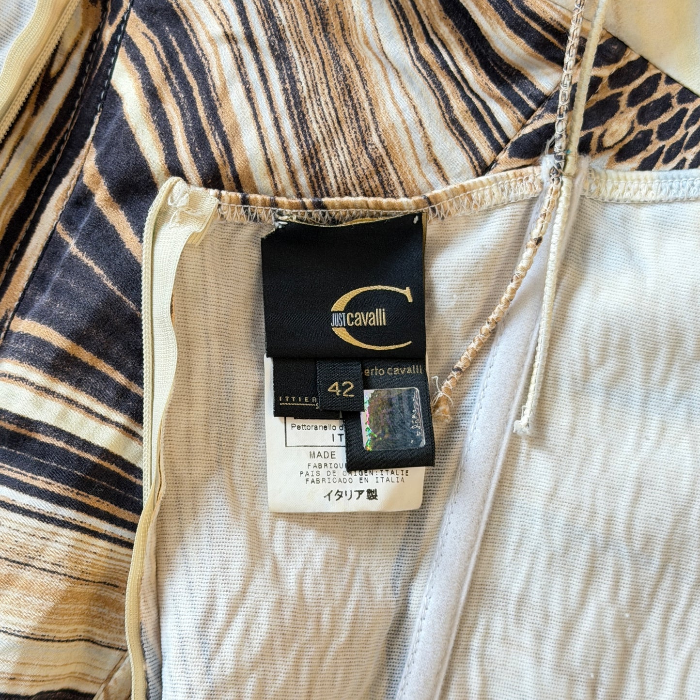 Robe Motif Python Roberto Cavalli SS 2007