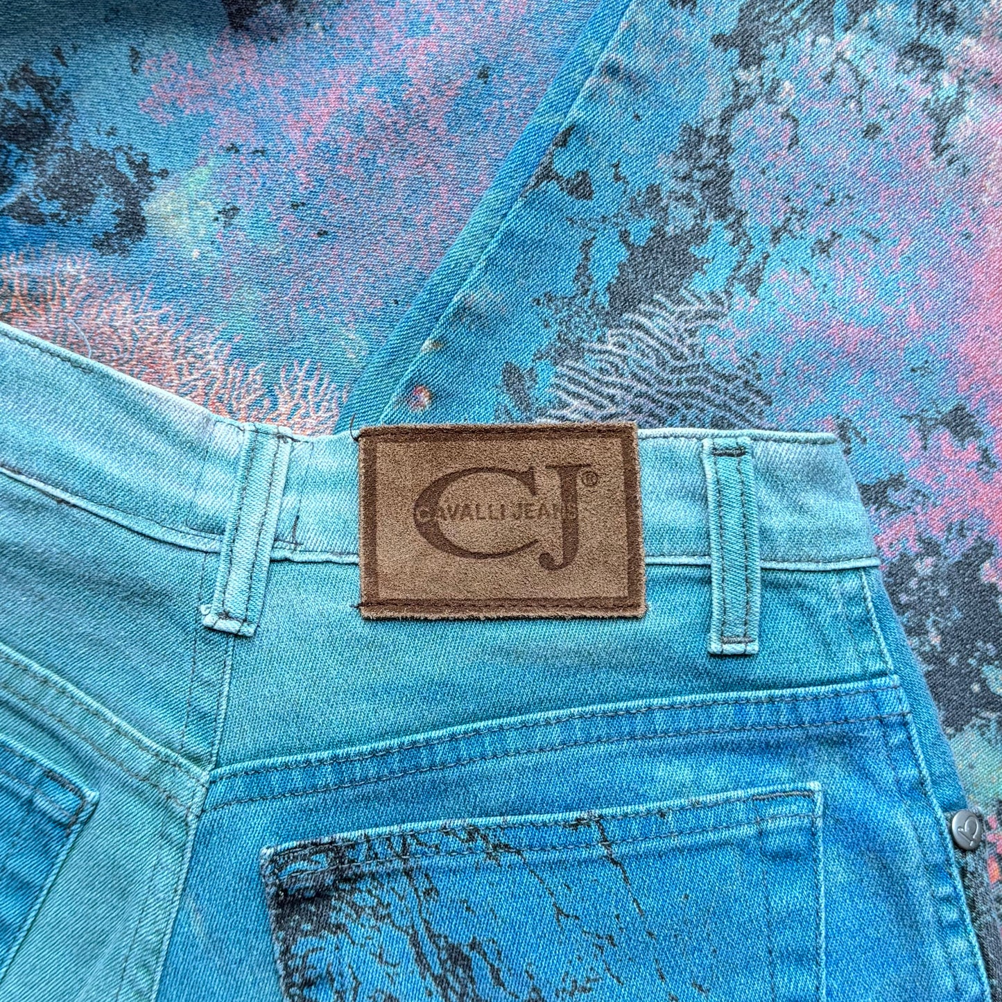 Denim Bleu Corail Roberto Cavalli 2000