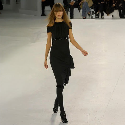 Escarpin Noir Or Chanel FW 2007 par Karl Lagerfeld