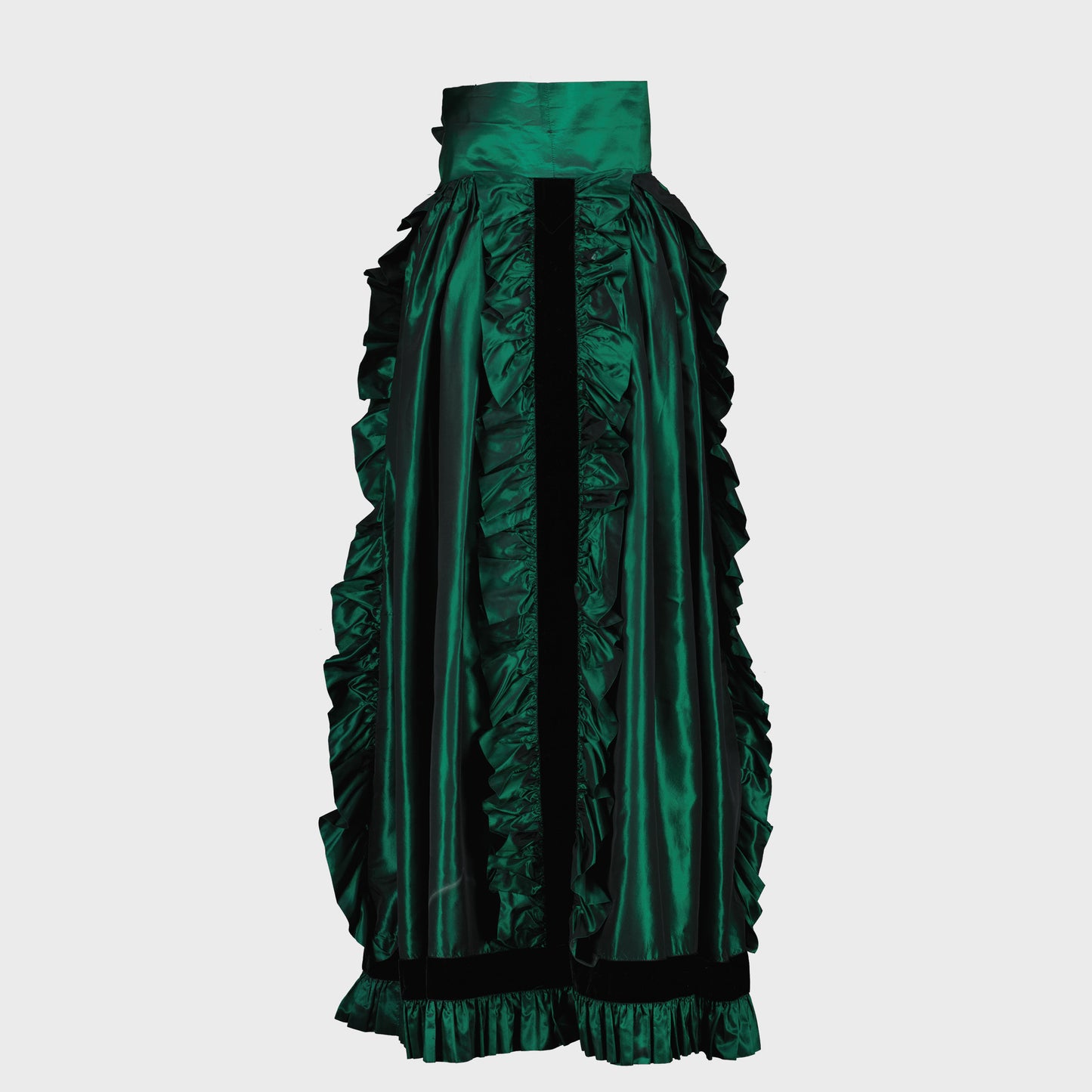 Yves Saint Laurent Vintage Saint Laurent Ruffled Taffeta Skirt