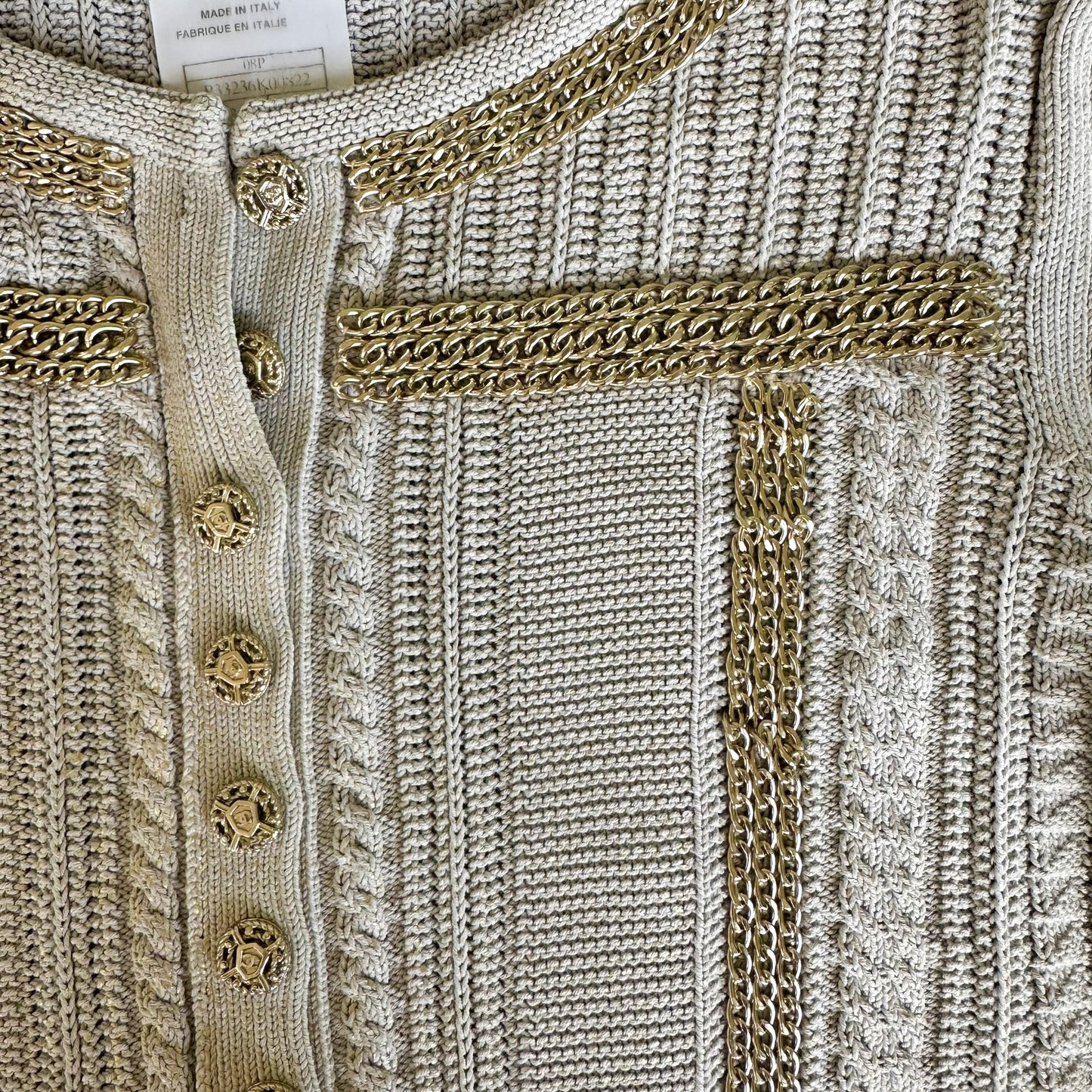 Cardigan Chanel Tricot Métallique SS 2008