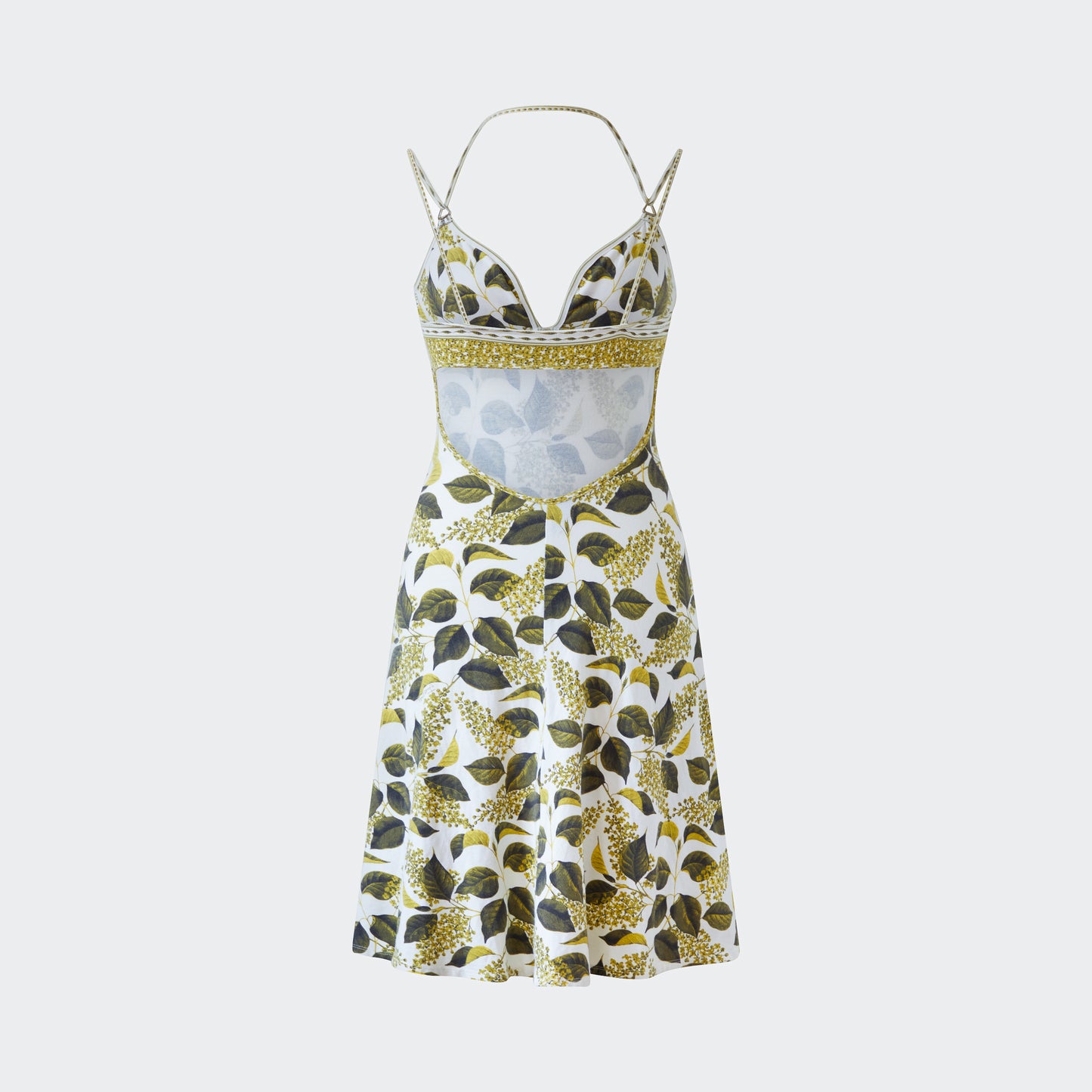 Robe Motif feuille Roberto Cavalli SS 2009 par Roberto Cavalli