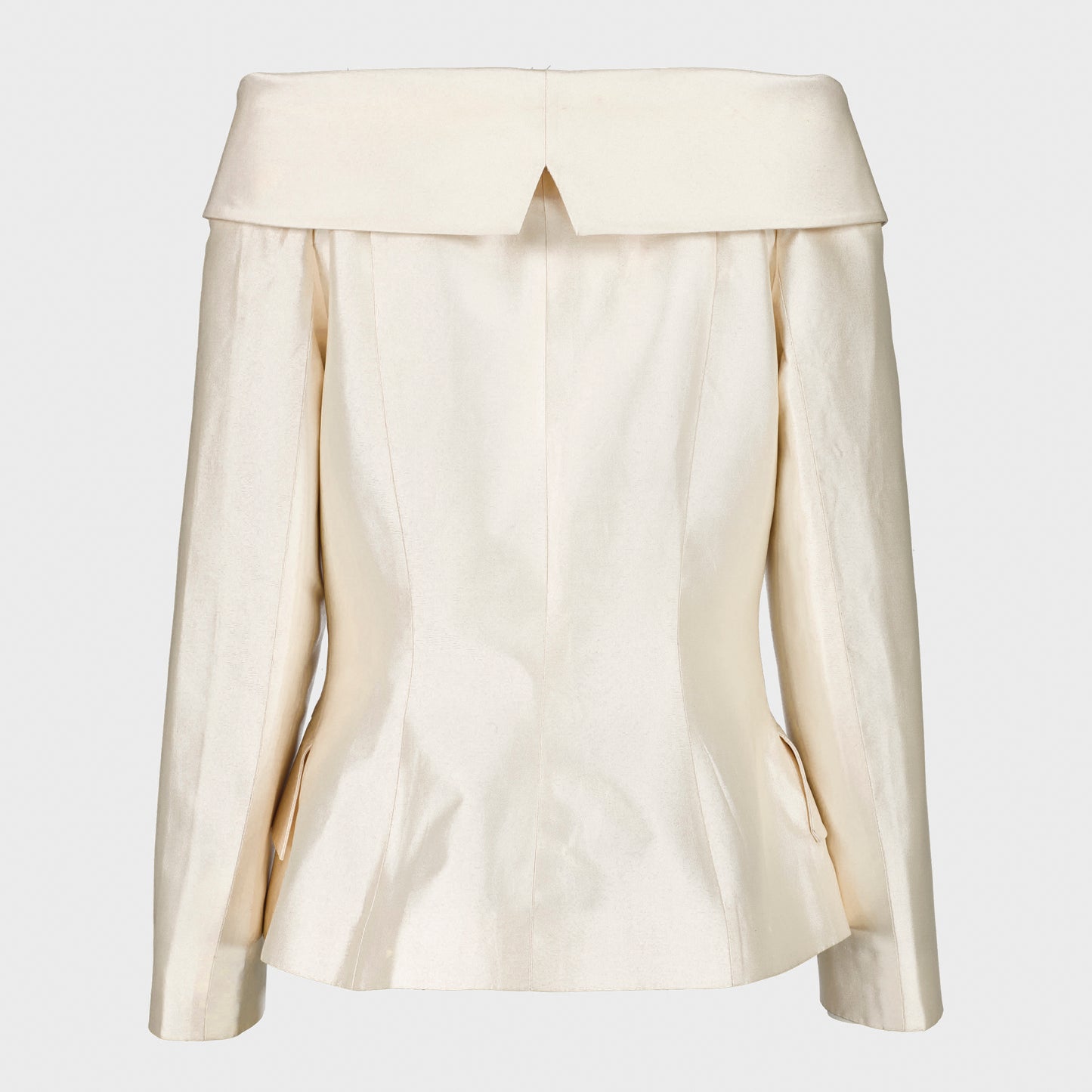 Ivory top with gold chain 1990 by Christian Lacroix