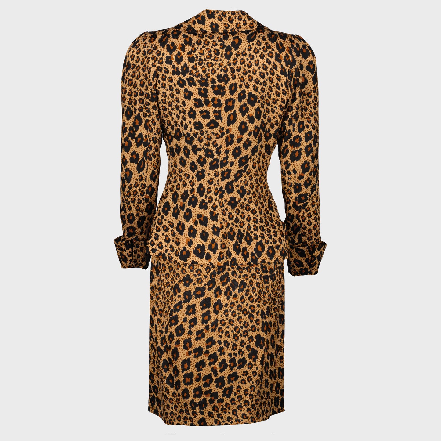 Ensemble Leopard Yves Saint Laurent 1986