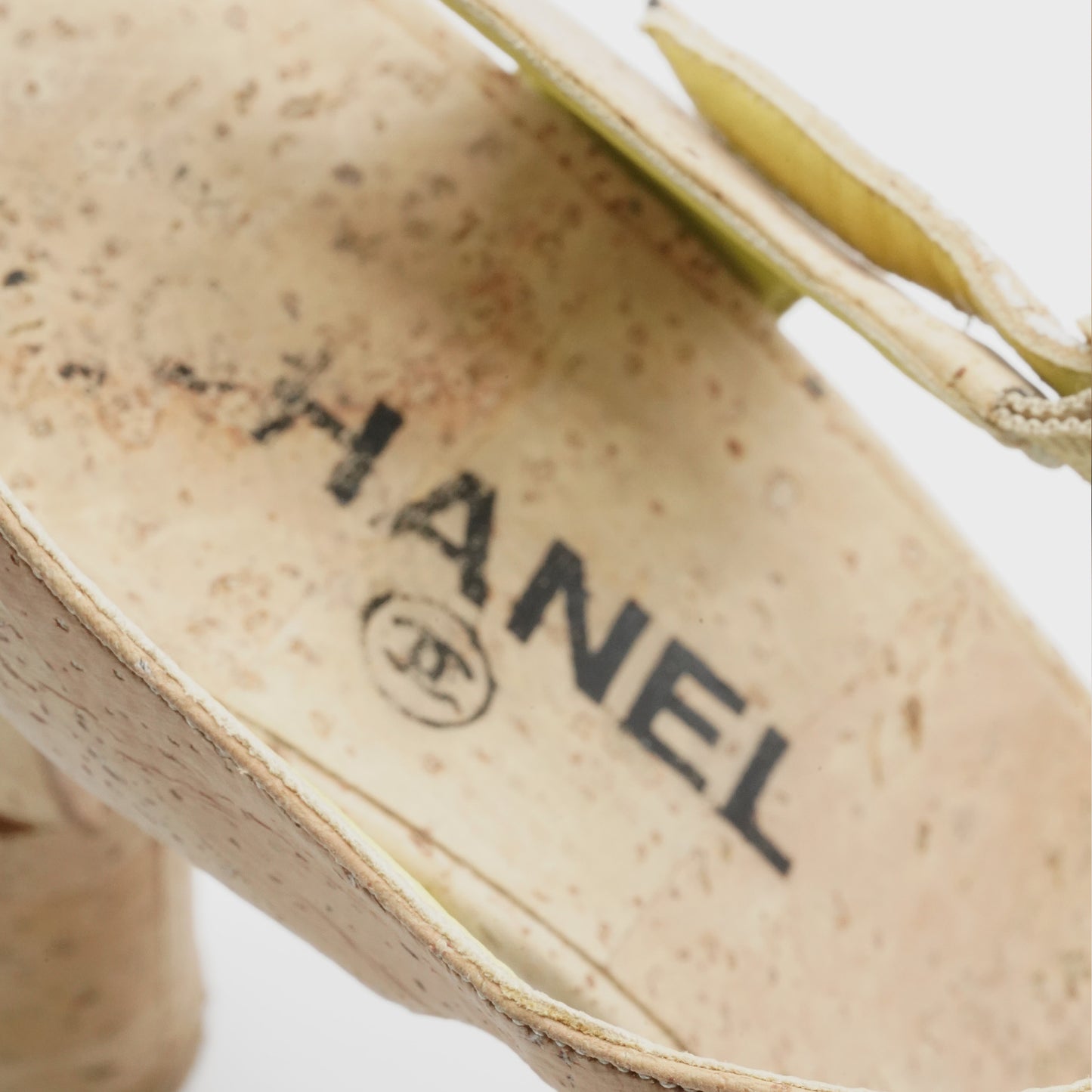 Chanel Corks Heels 2000 by Karl Lagerfeld 