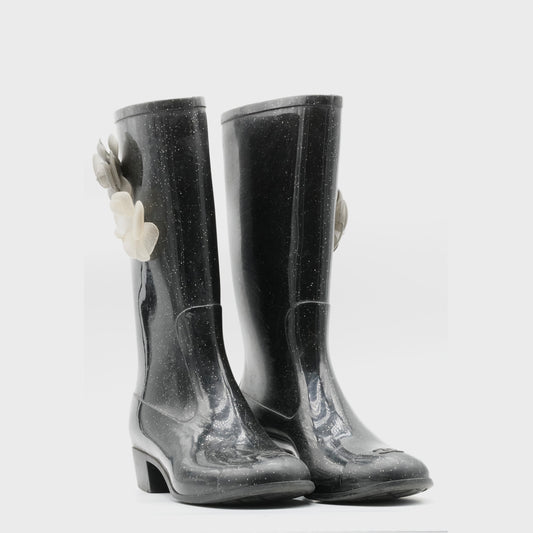 Chanel bottes de pluie par Karl Lagerfeld