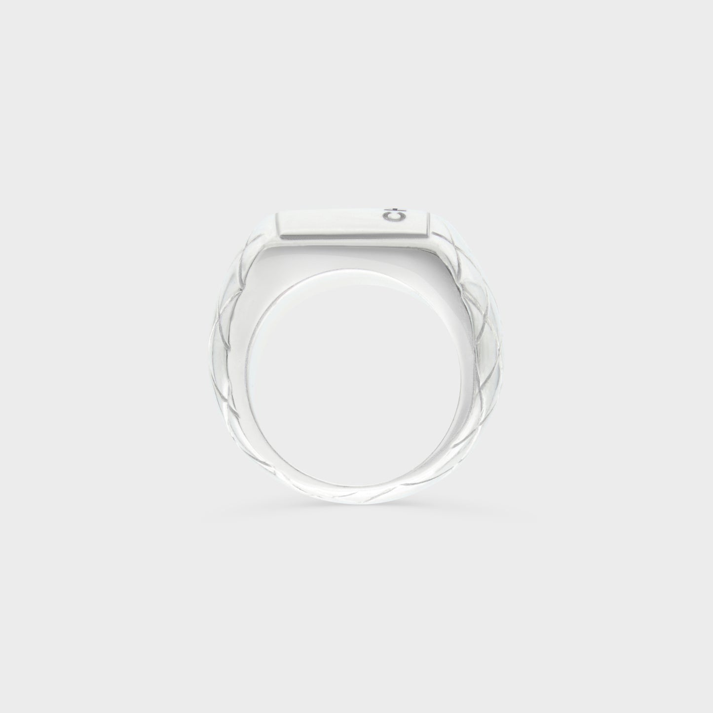 Bague Argent Crush Chanel 2000 par Karl Lagereld