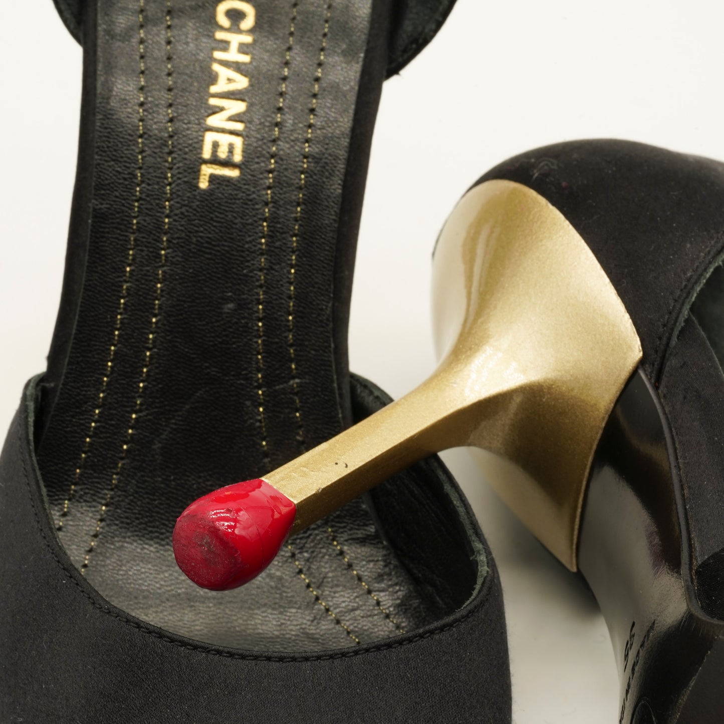 Escarpins Allumette Chanel 2000 par Karl Lagerfeld