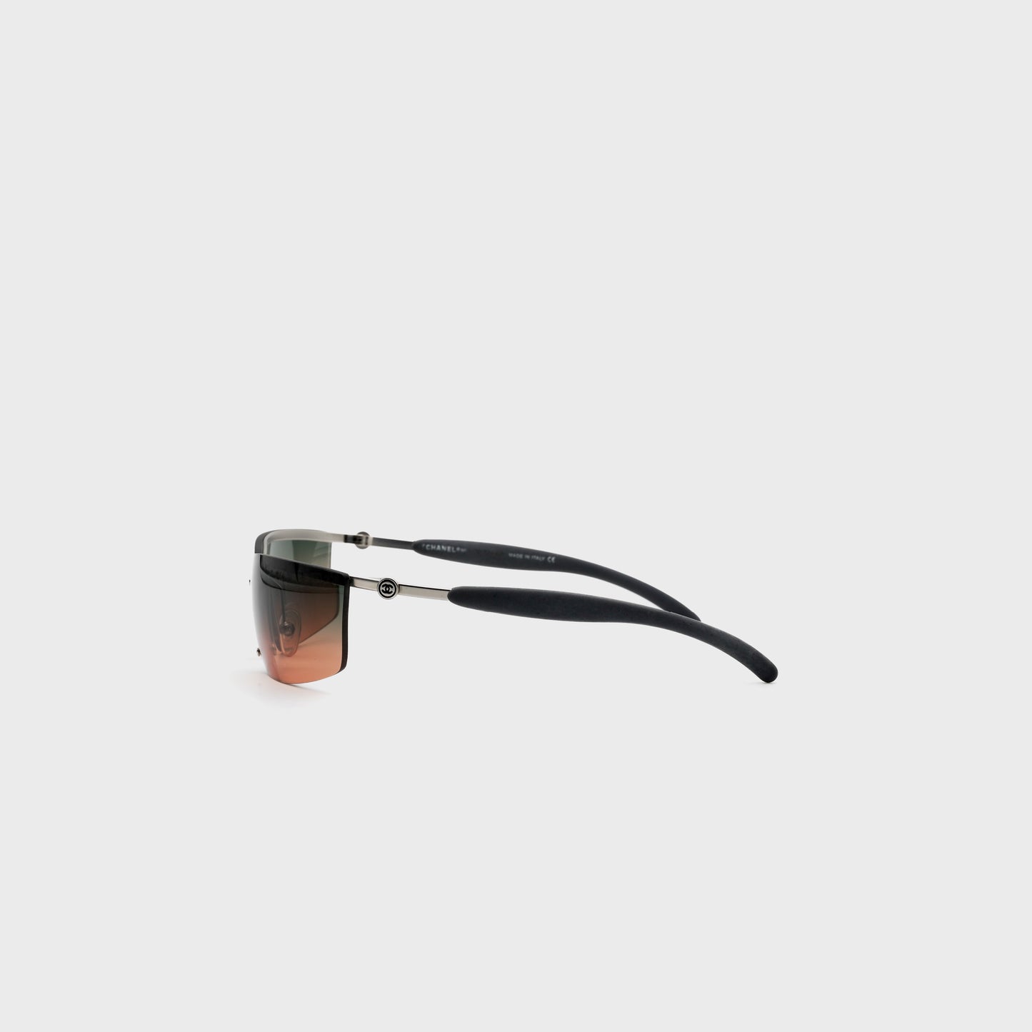 Lunettes de Soleil Marron Chanel Circa 2000 par Karl Lagerfeld