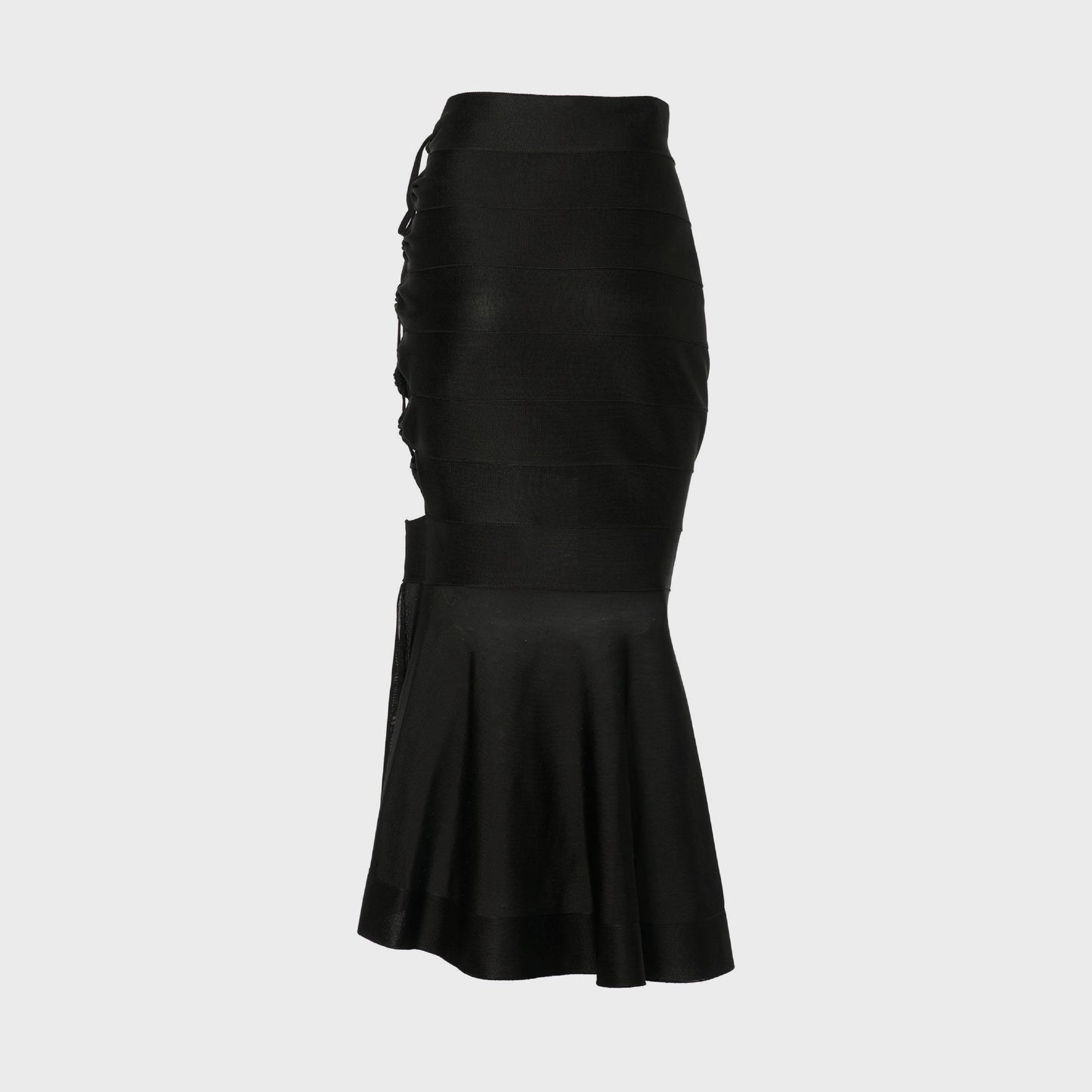 Jupe Maille Noir Alaia FW 1986 par Azzedine Alaia