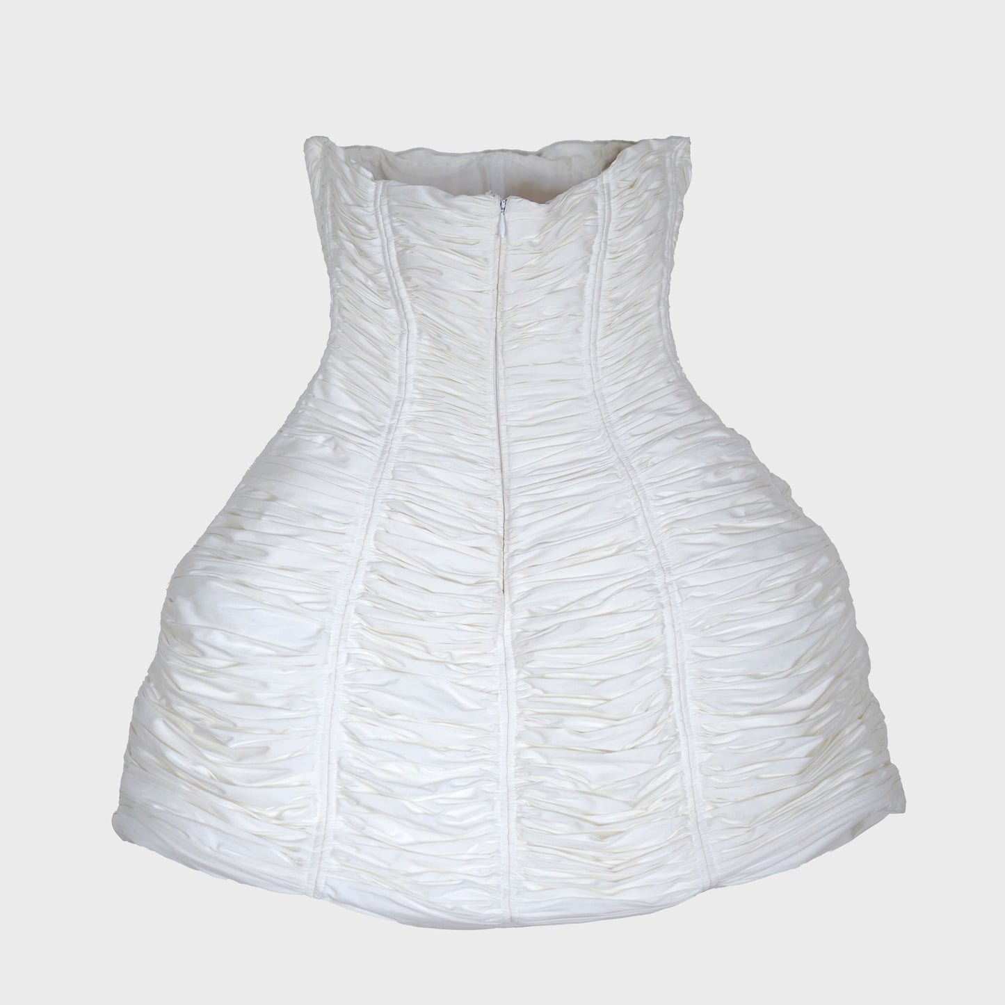 Robe corset blanche Jean Paul Gaultier SS 2015 par Jean Paul Gaultier