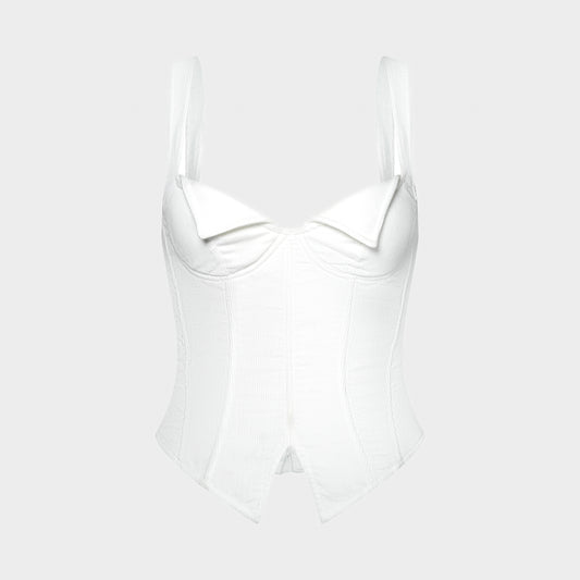 Bustier Corset Blanc Chantal Thomass 1990