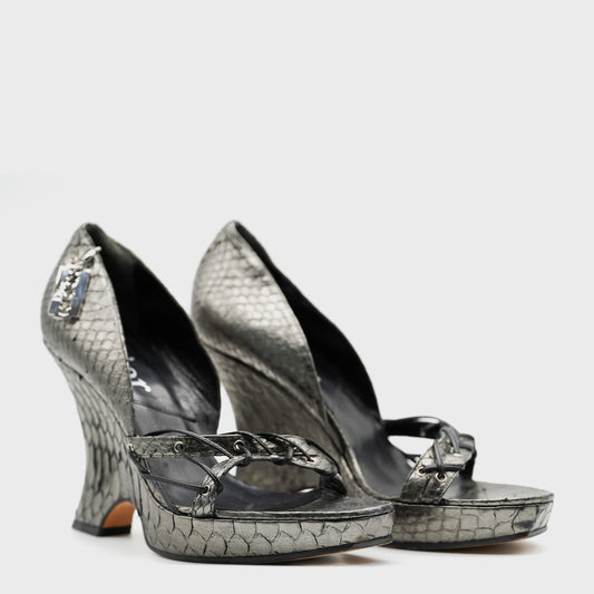 Christian Dior sandales en python 2000 par John Galliano