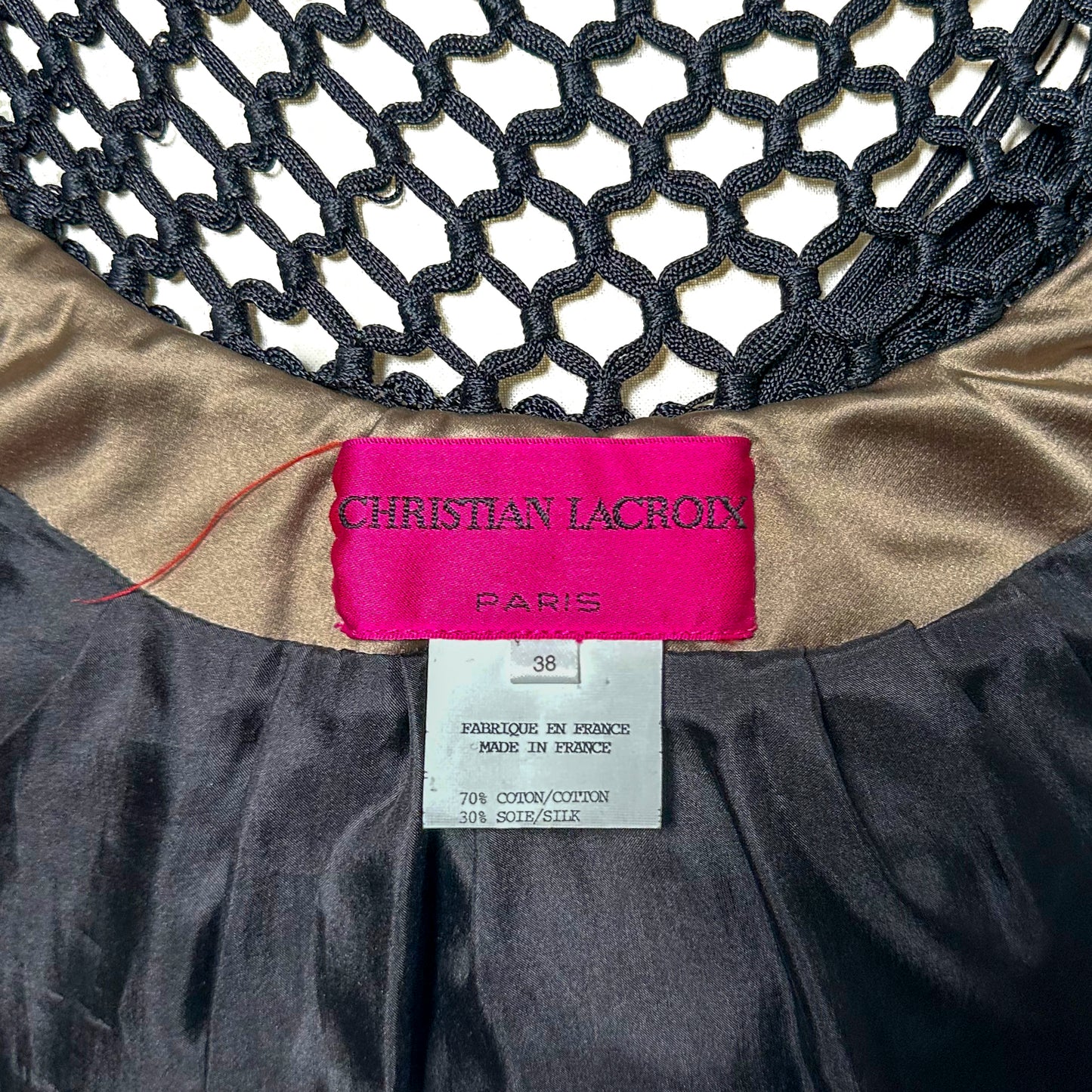 Robe Bustier Dentelle Christian Lacroix 1990