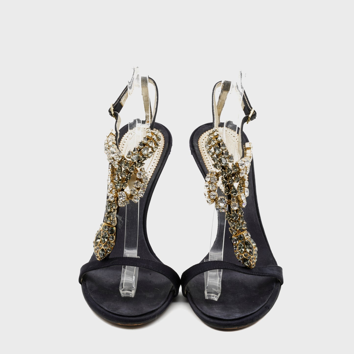 Sandales Noir Serpent Roberto Cavalli 2000