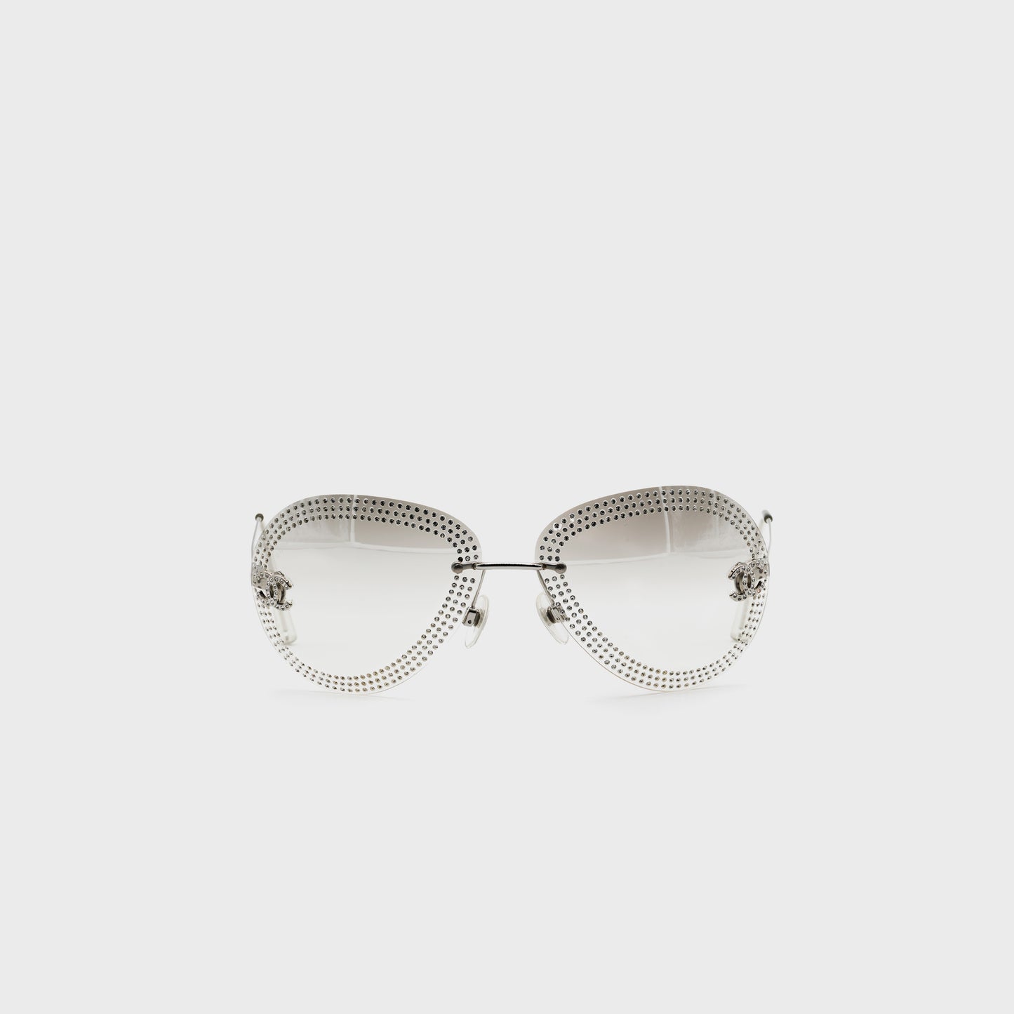 Lunettes aviateur strassées Chanel Circa 2000 par Karl Lagerfeld