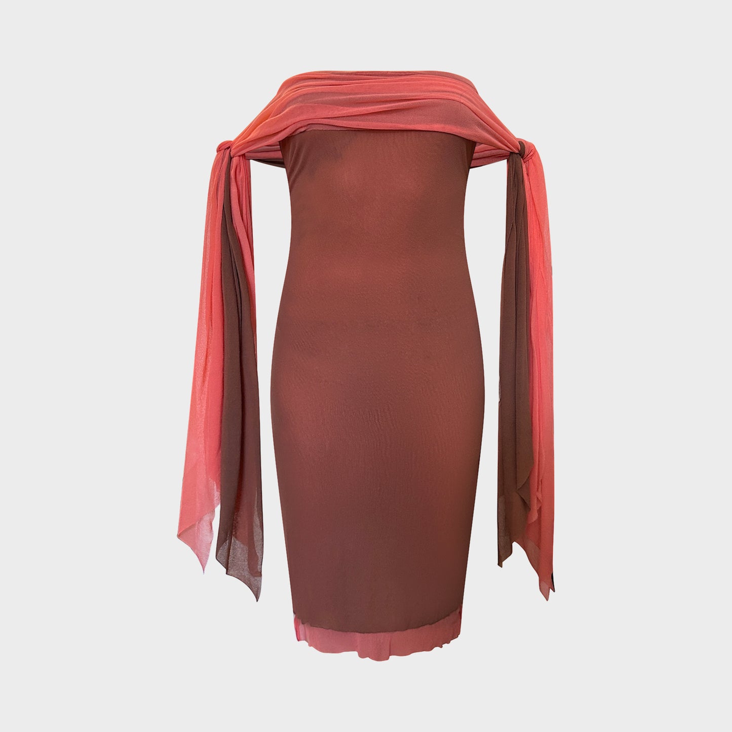 Robe Maille Rose JPG par Jean Paul Gaultier