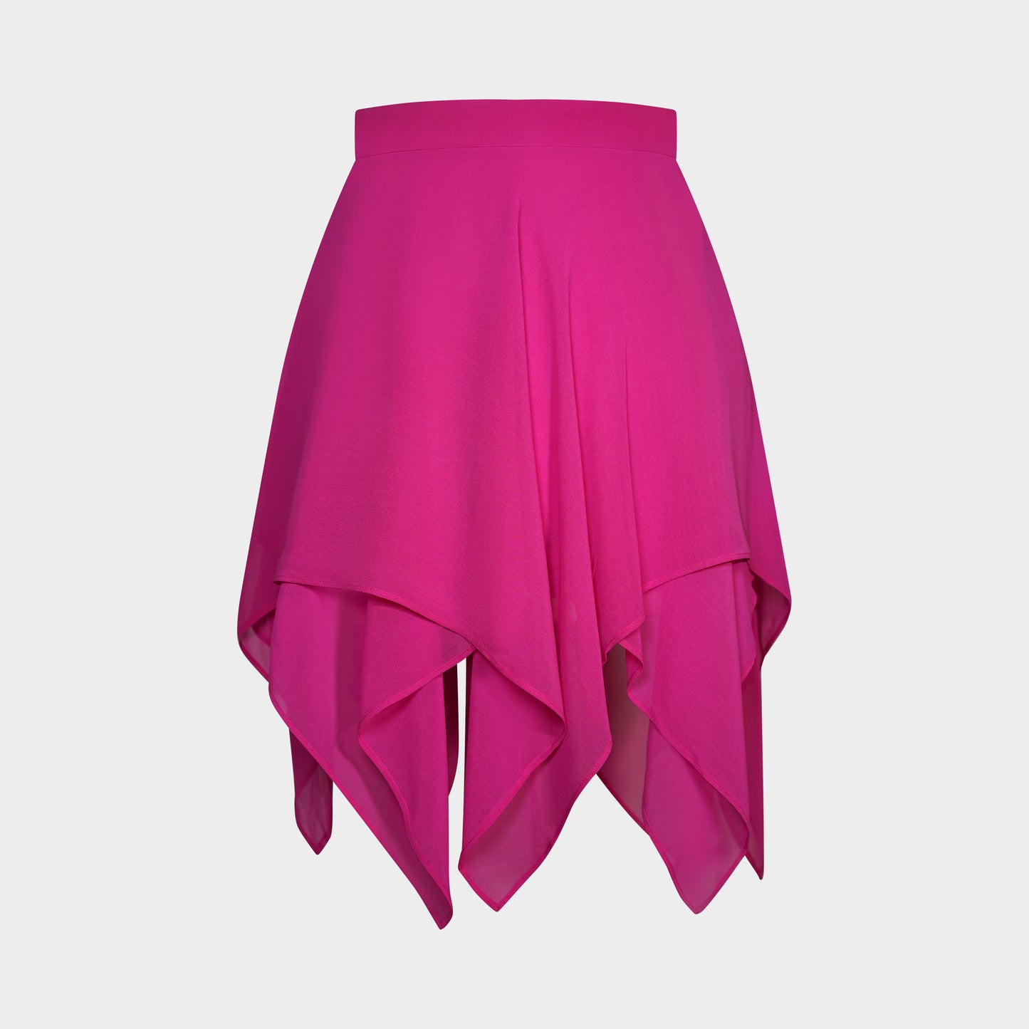 Jupe Fuchsia Mousseline Valentino 1980