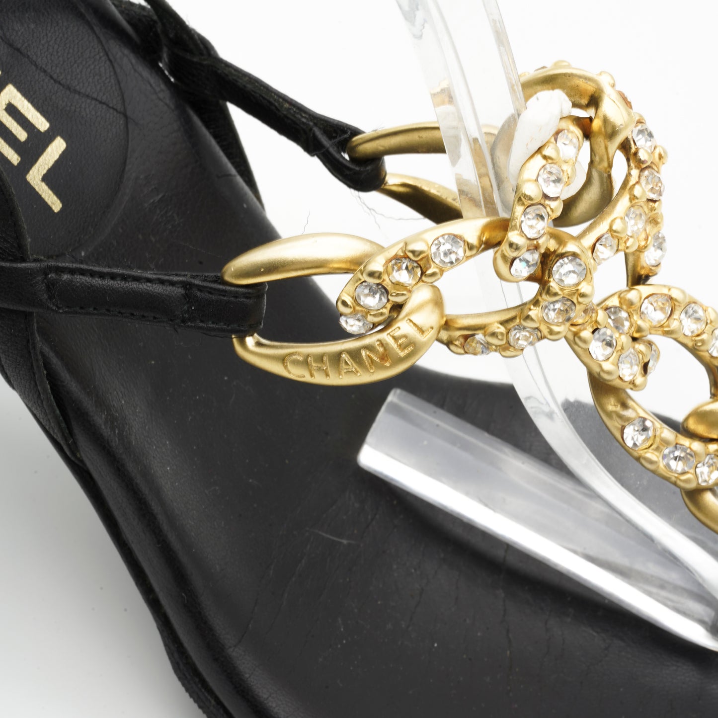 Sandales Chaine Chanel 2000 par Karl Lagerfeld