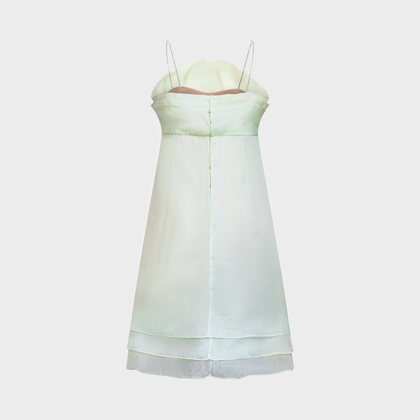 Robe Vert Pale bustier Thierry Mugler 1999 par Thierry Mugler