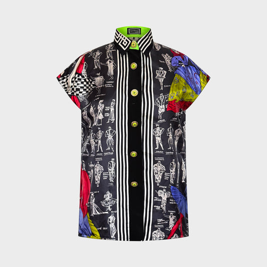 Chemise Soie Versace 1991 par Gianni Versace