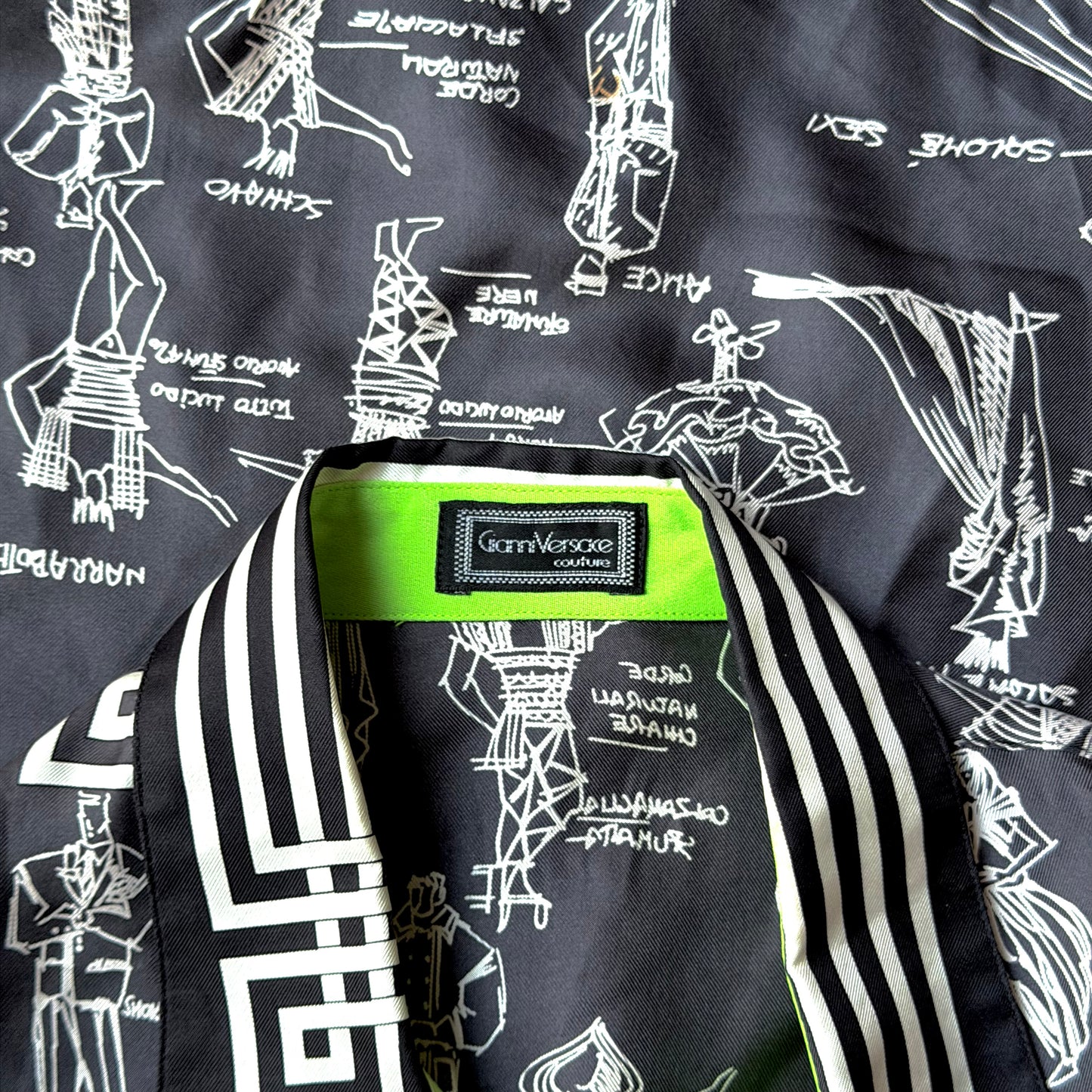 Chemise Soie Versace 1991 par Gianni Versace