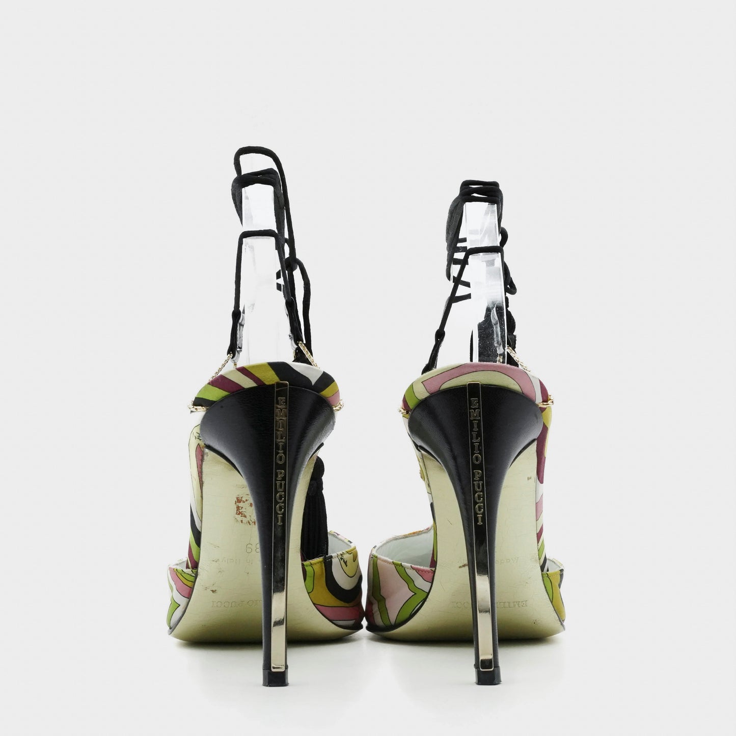 Escarpin Soie Emilio Pucci 2000 par Christian Lacroix