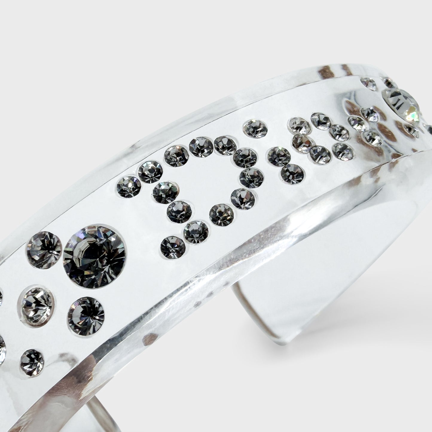 Jonc Plexiglass Strass Christian Dior SS 2004 par John Galliano