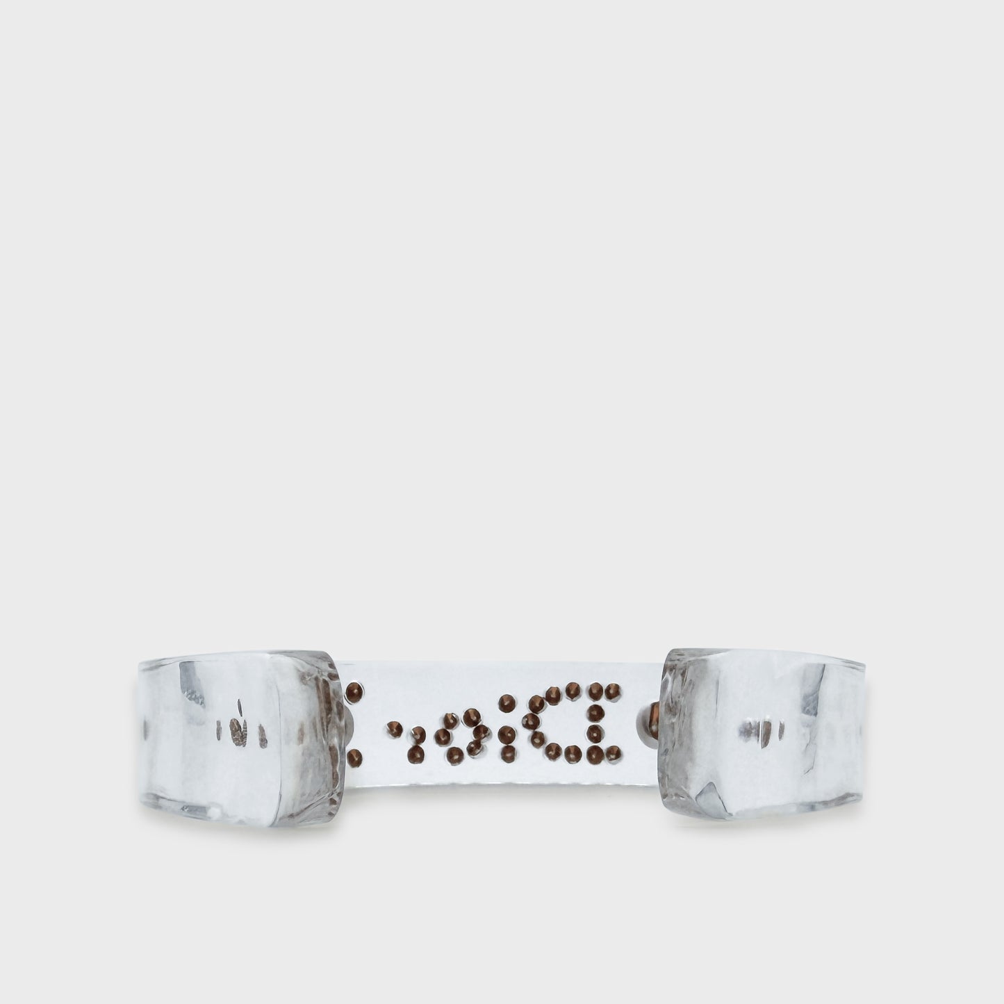 Jonc Plexiglass Strass Christian Dior SS 2004 par John Galliano