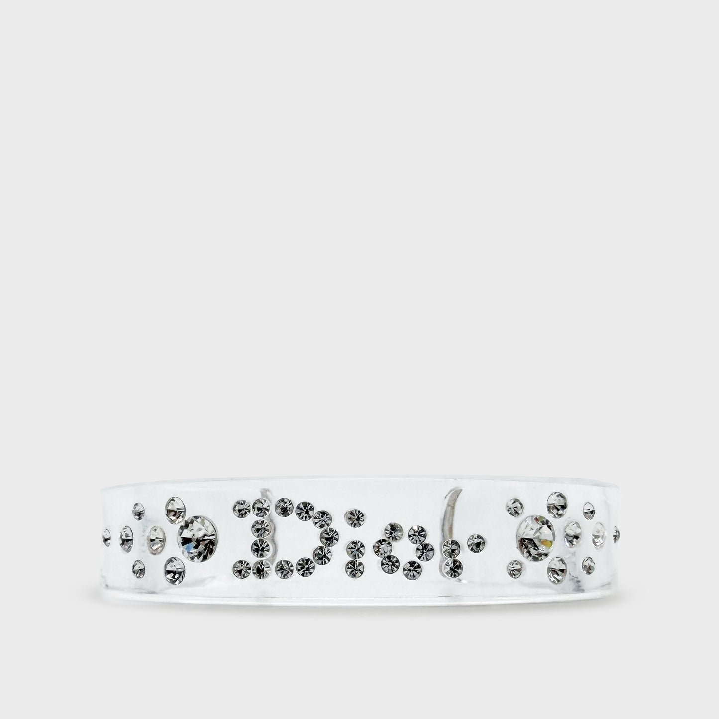 Jonc Plexiglass Strass Christian Dior SS 2004 par John Galliano