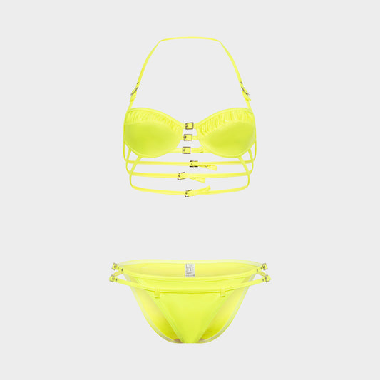 Maillot de Bain Jaune Christian Dior SS 2004 par John Galliano