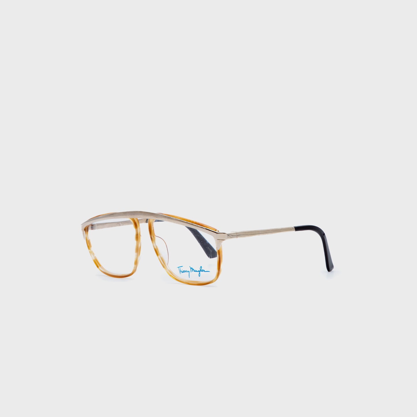 Mugler 1980 Brown Retro Sunglasses by Thierry Mugler