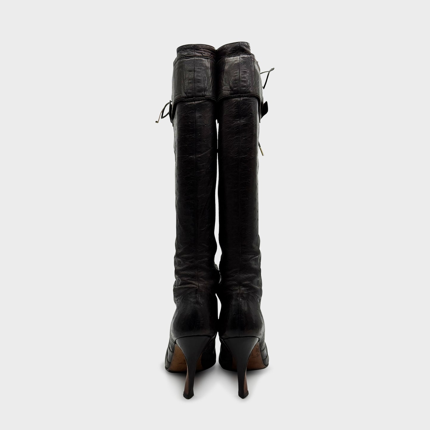 Bottes Marron Christian Dior FW 2000 par John Galliano
