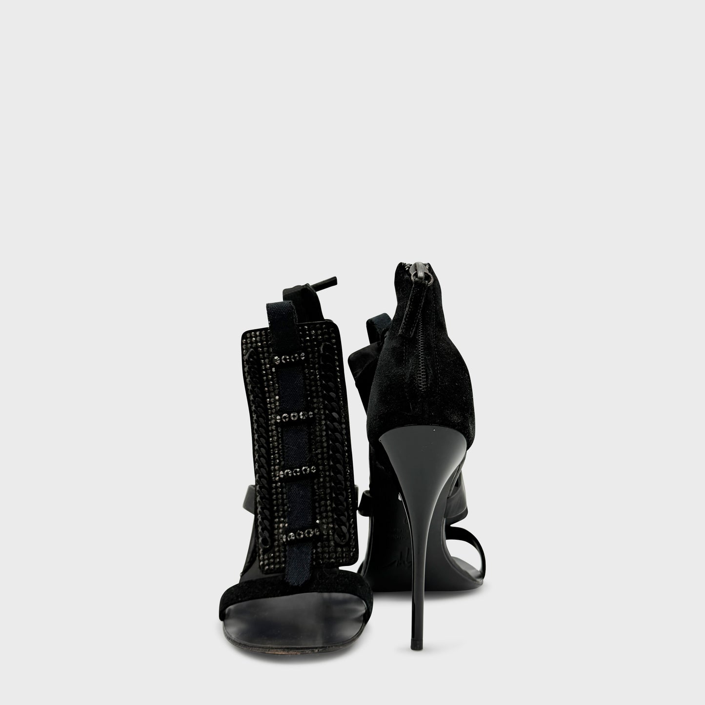 Sandale Noir Giuseppe Zanotti 2000