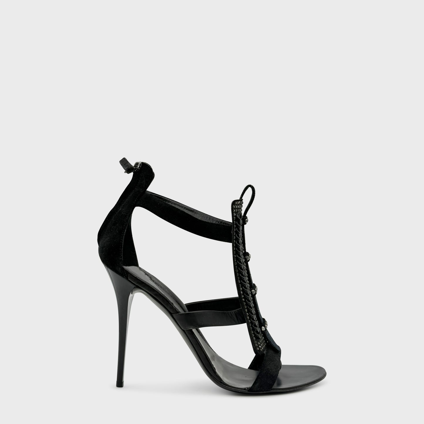 Sandale Noir Giuseppe Zanotti 2000