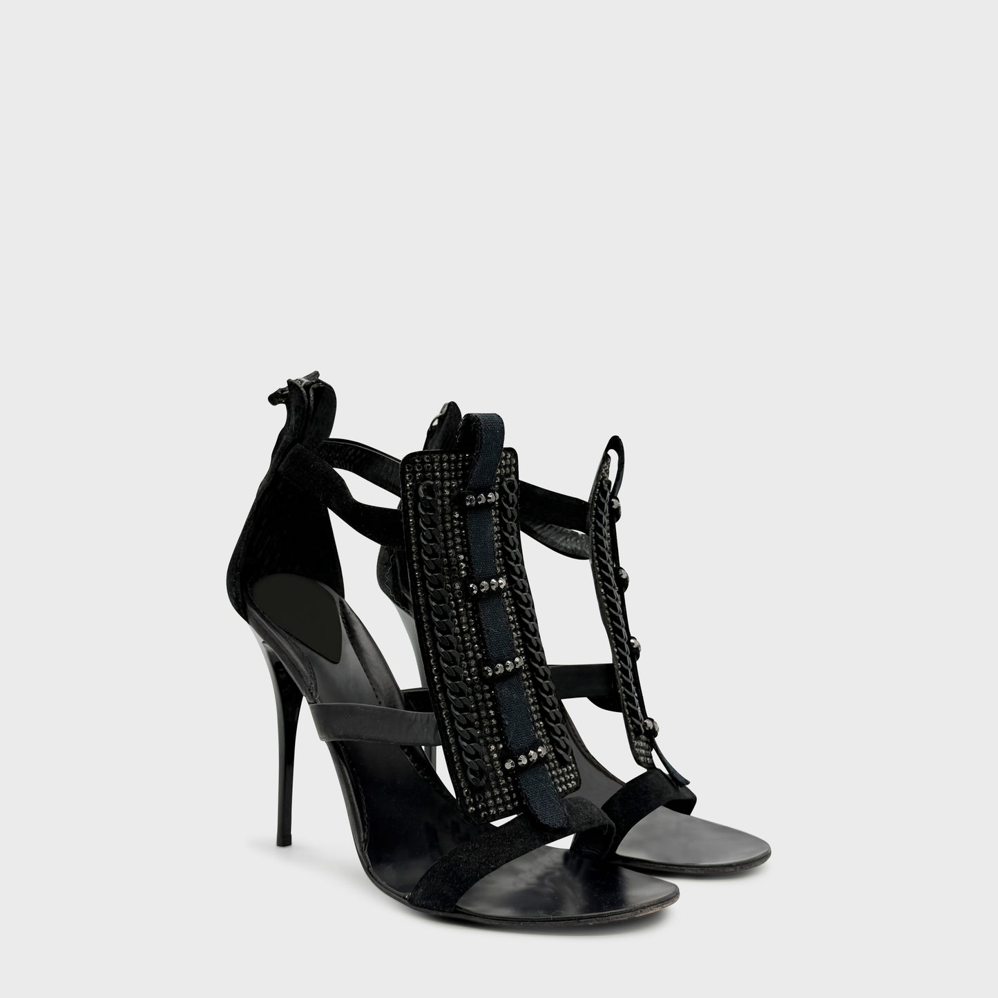 Sandale Noir Giuseppe Zanotti 2000