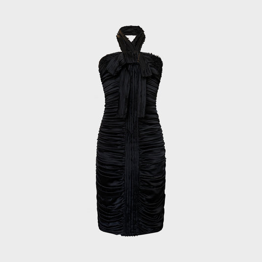 Robe Fourreau Noir Dolce Gabbana 2000