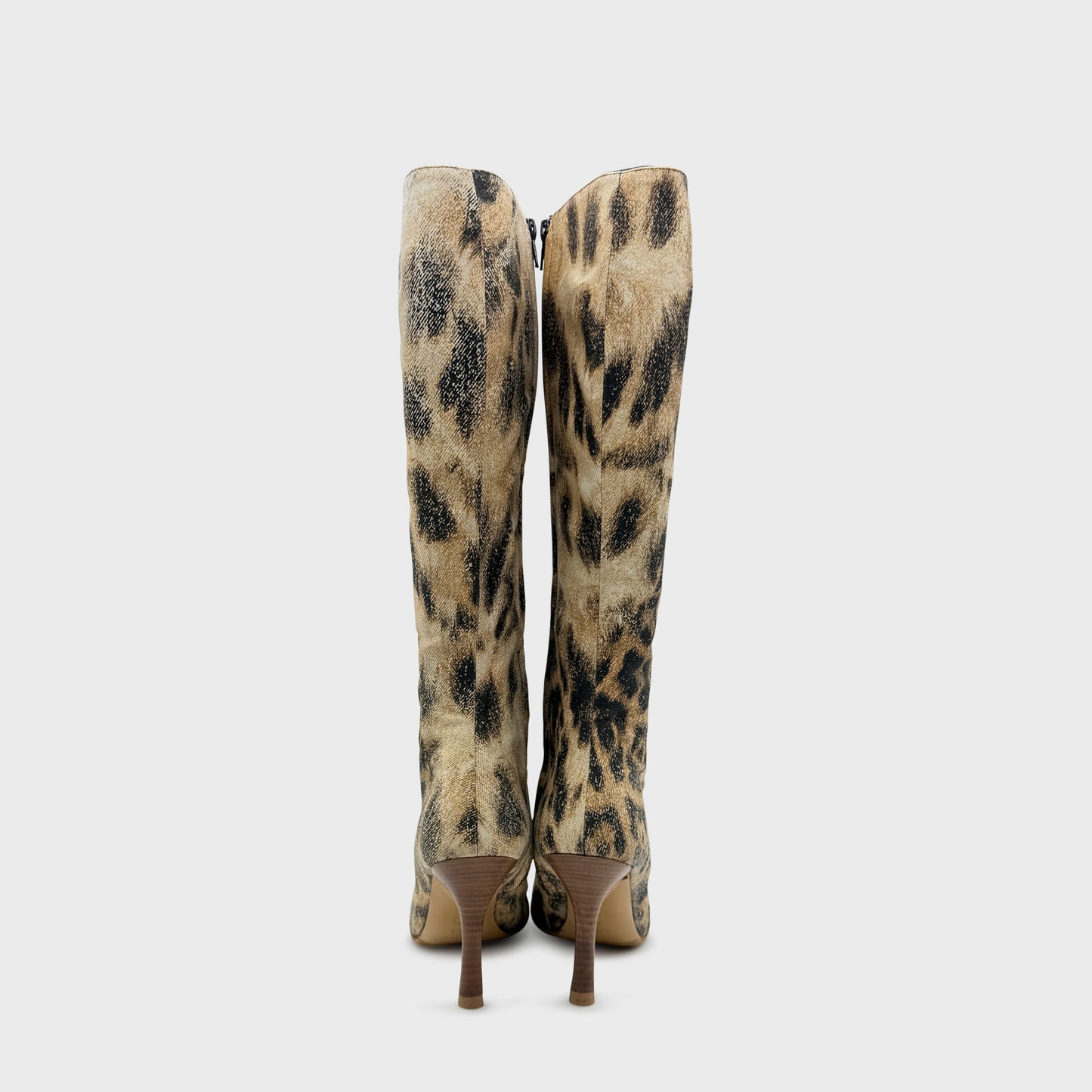 Roberto Cavalli 2000 Leopard Boots
