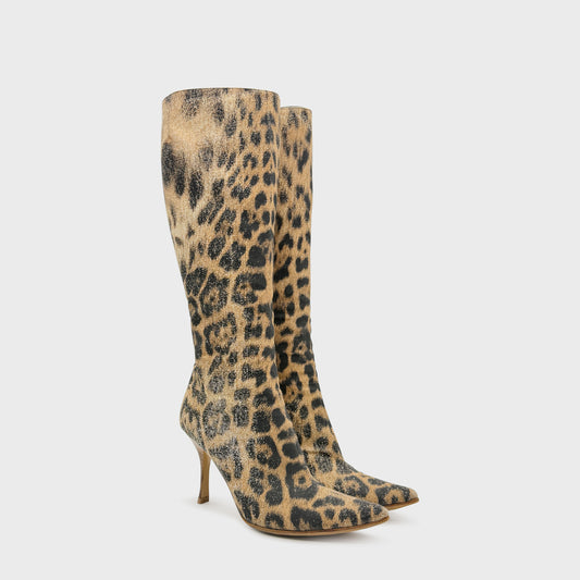 Bottes Leopard Roberto Cavalli 2000