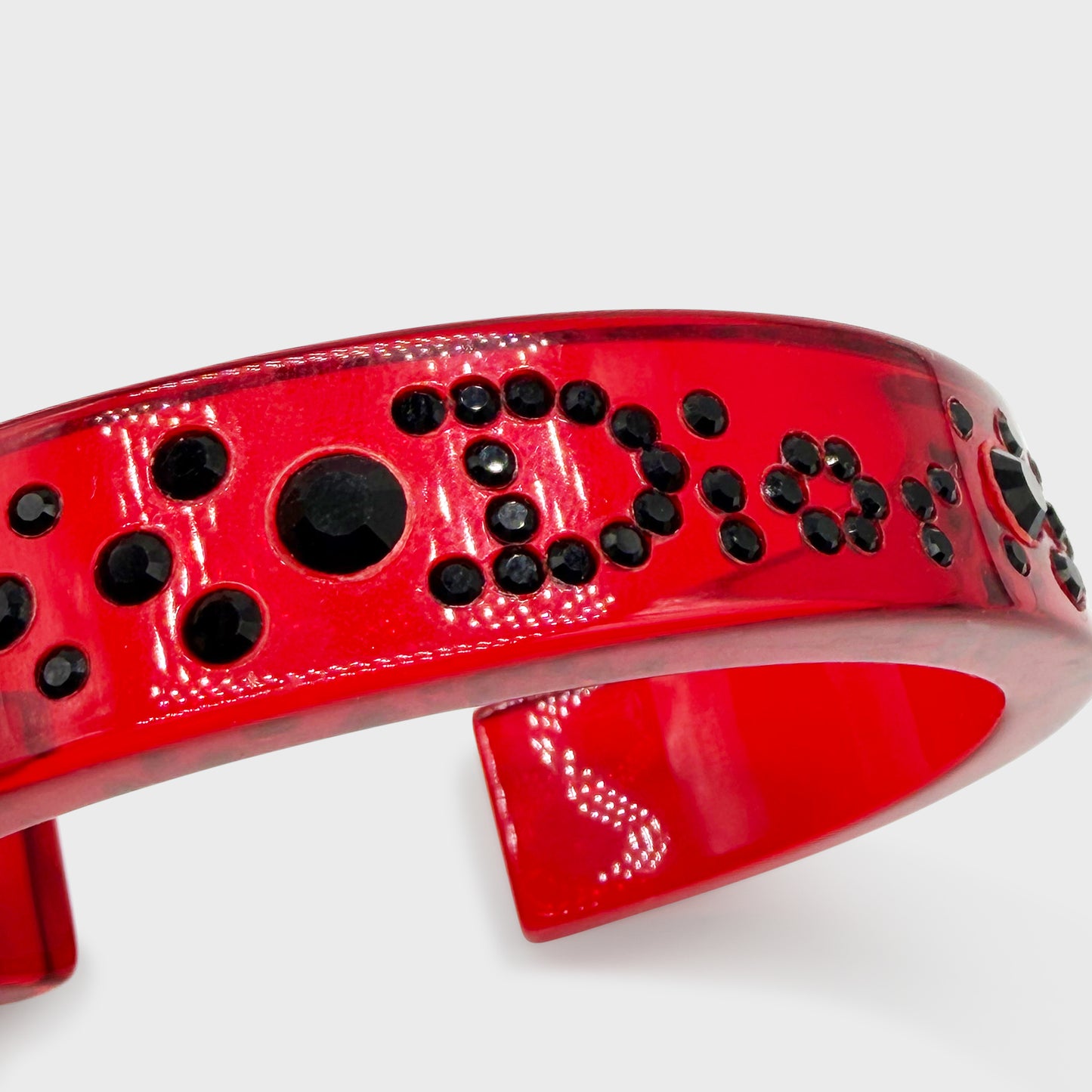 Jonc Rouge Strass Christian Dior SS 2004 par John Galliano