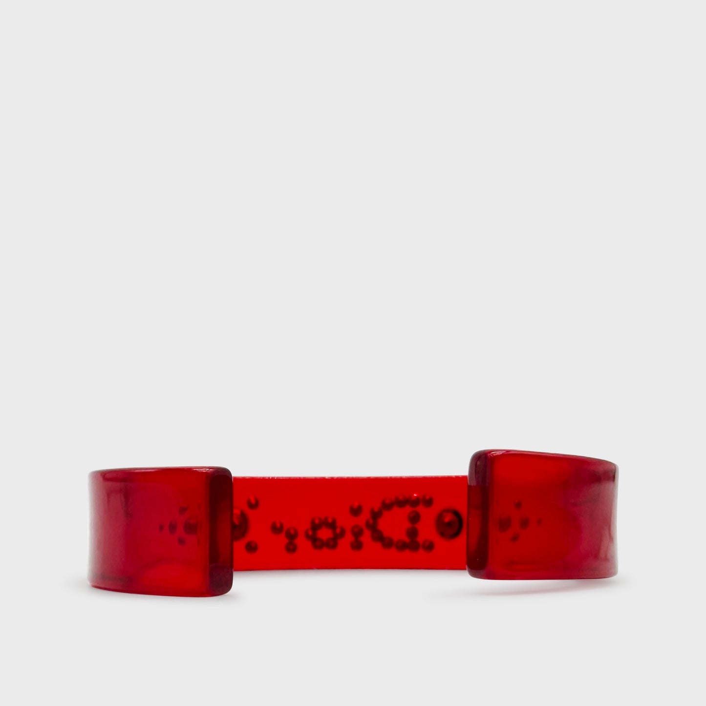 Jonc Rouge Strass Christian Dior SS 2004 par John Galliano