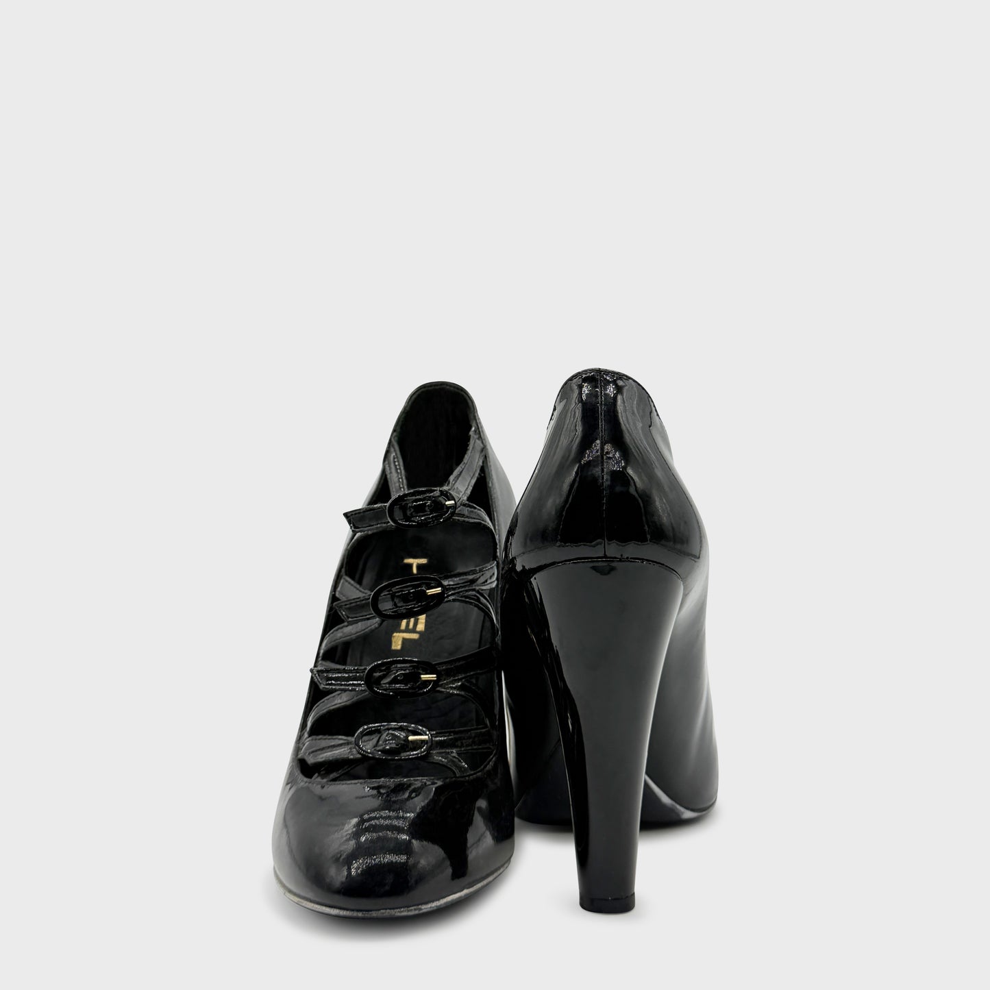 Escarpin Noir Or Chanel FW 2007 par Karl Lagerfeld