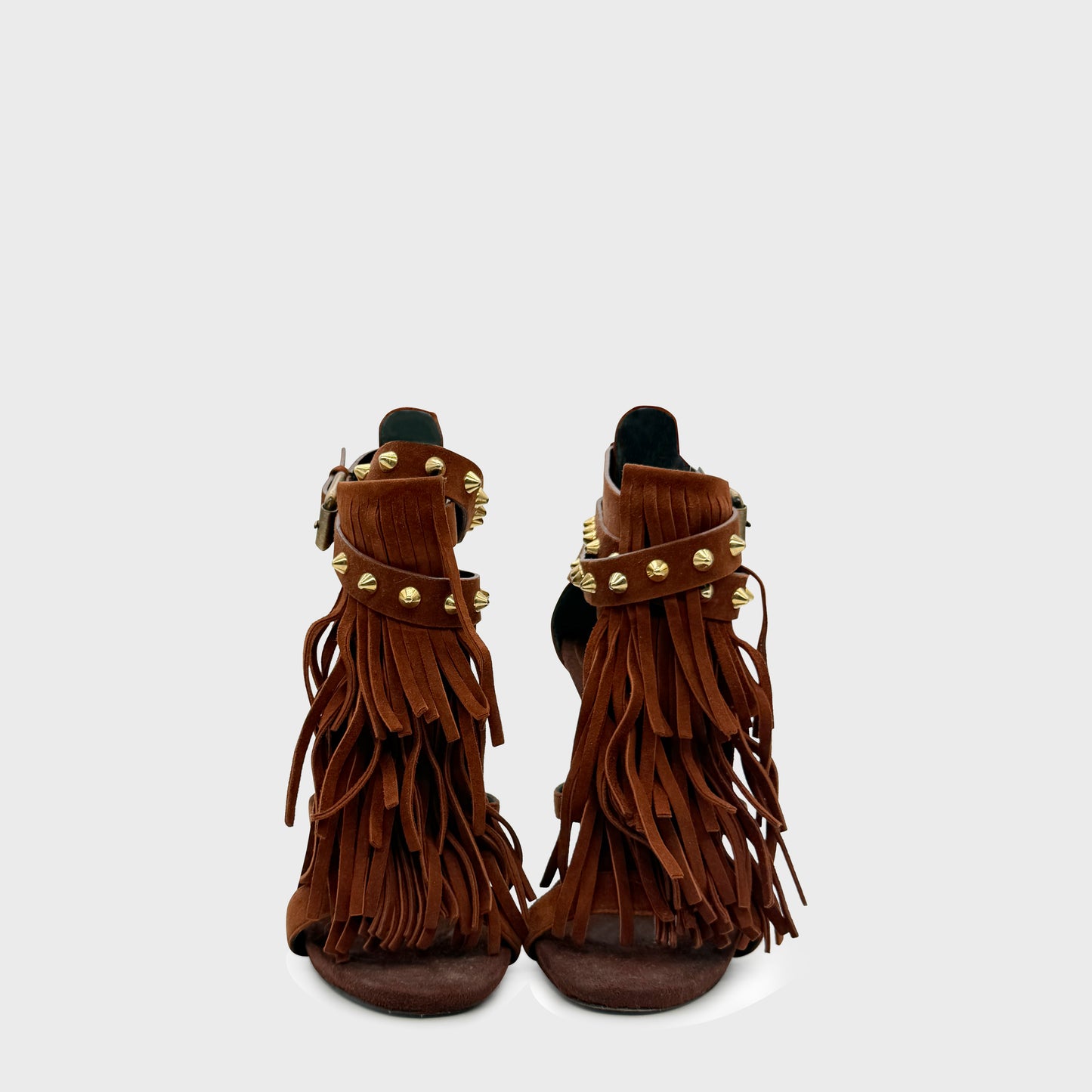 Sandales Daim Marron Giuseppe Zanotti 2000