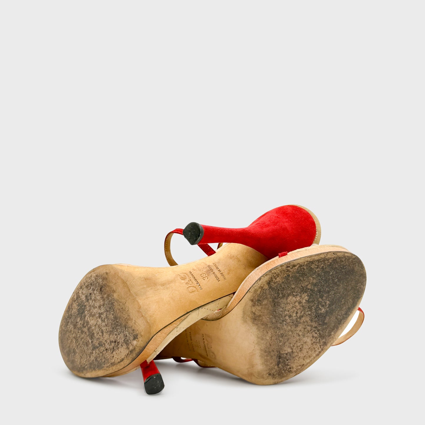 Sandale Rouge Fleur Dolce Gabbana 2000