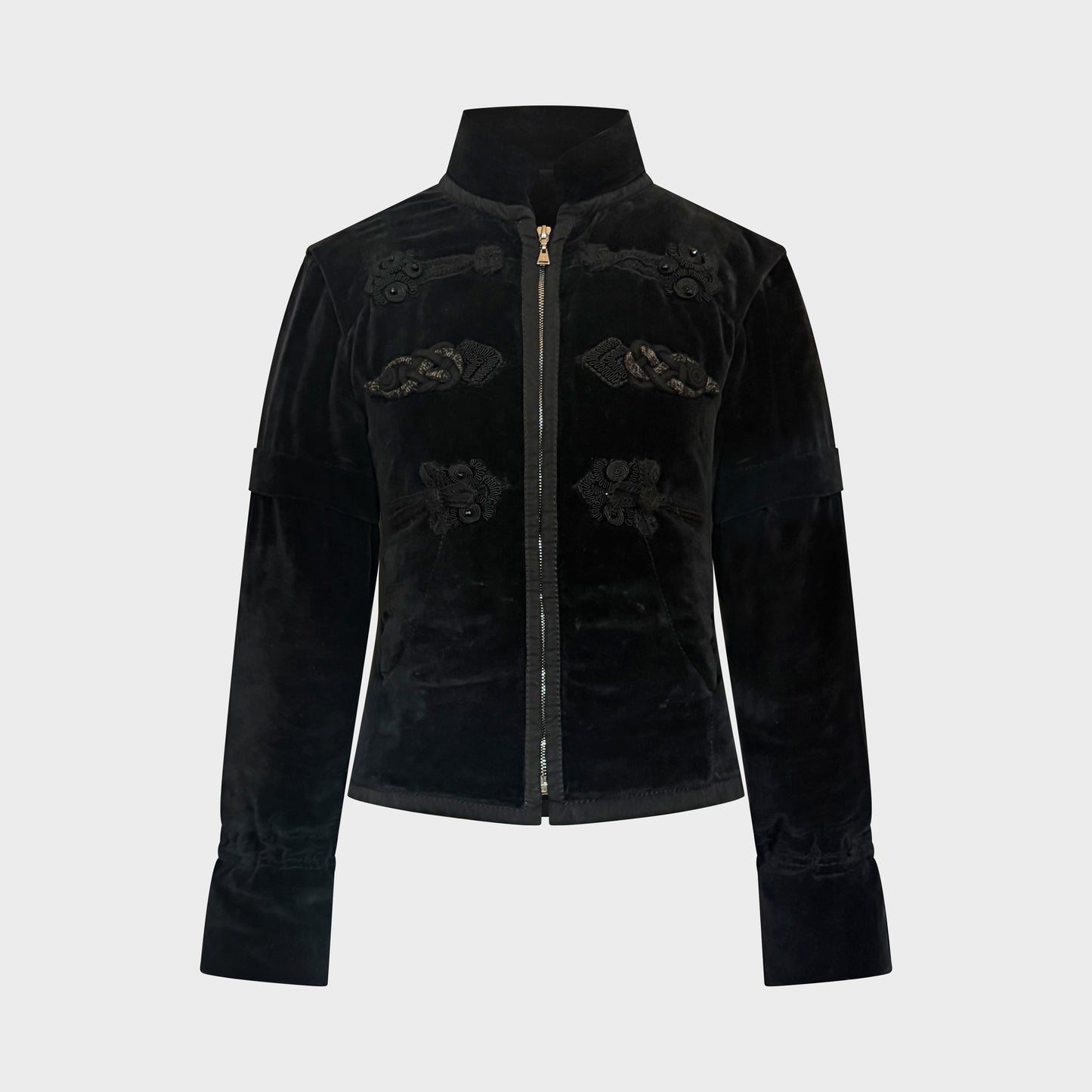 Puffer Jacket Noir Velours Louis Vuitton par Marc Jacobs